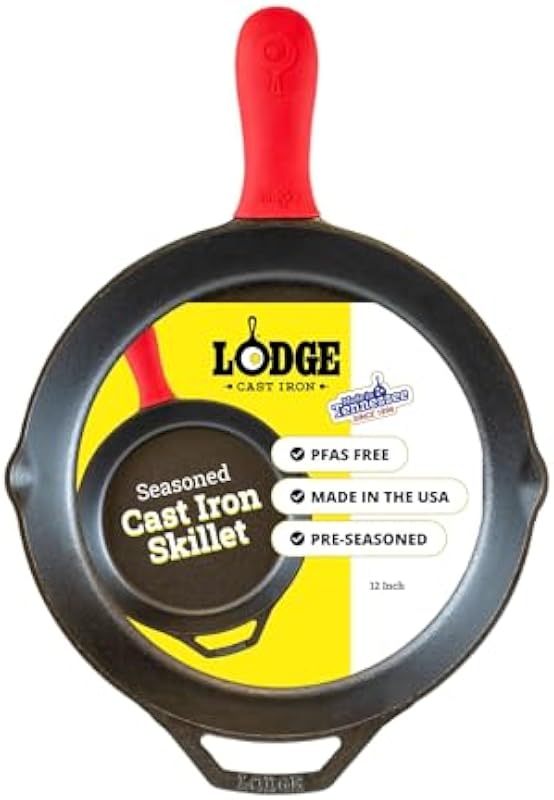 Hearth & Co. Pre-Seasoned Cast Iron Skillet, 12-inch
